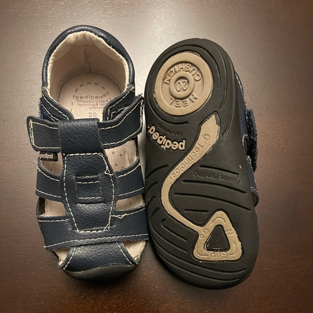 Baby size 20 Pediped Sandals - Genuine Leather